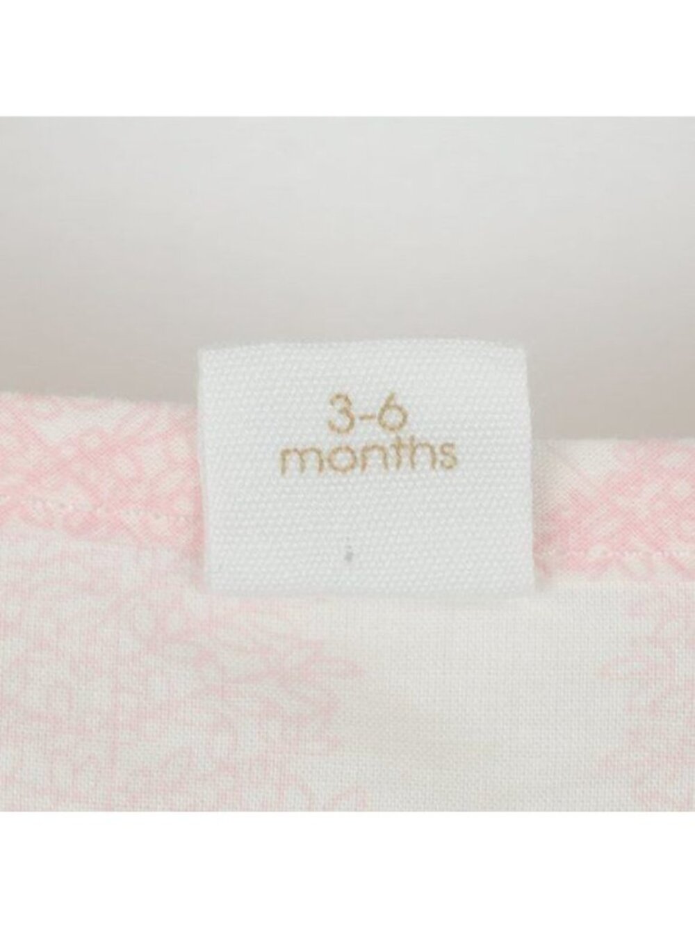 Egg Baby Infant 3-6 Months White Pink Tree Print Button Up Ruffle Sleeve Blouse - Picture 7 of 9